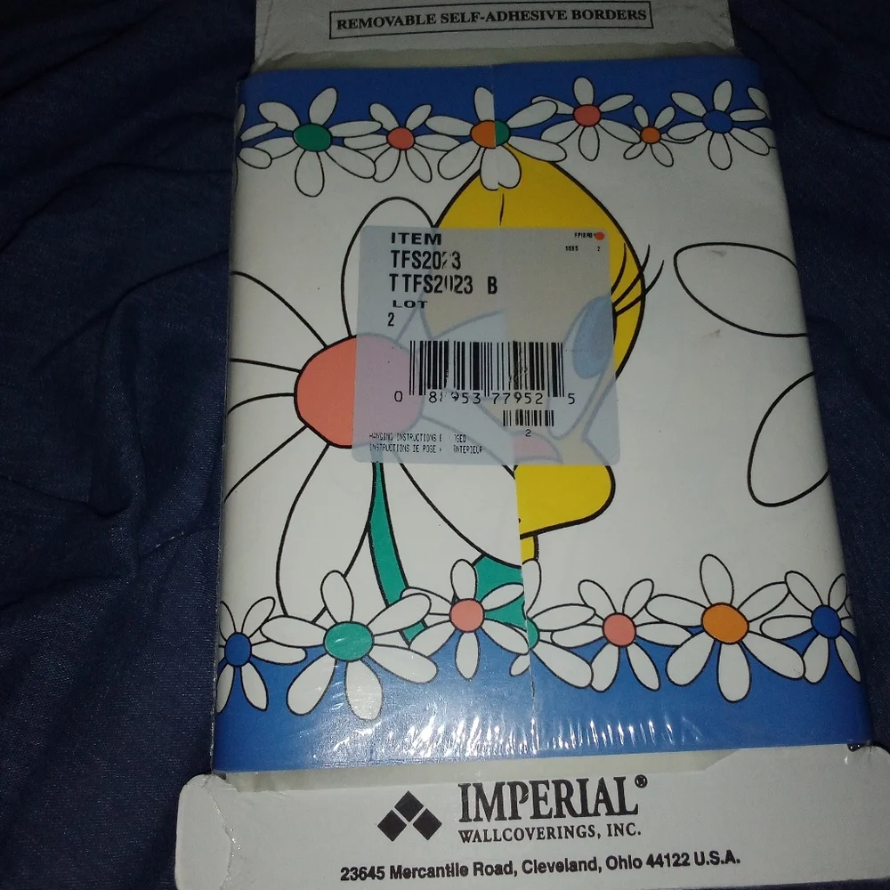 Vintage 1998 Imperial Looney Tunes Tweety Bird Wall Border New Old Stock